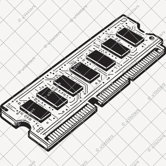 Computer Parts Design 47 SVG