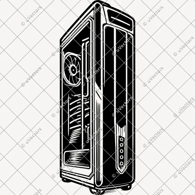 Computer Parts Design 7 SVG