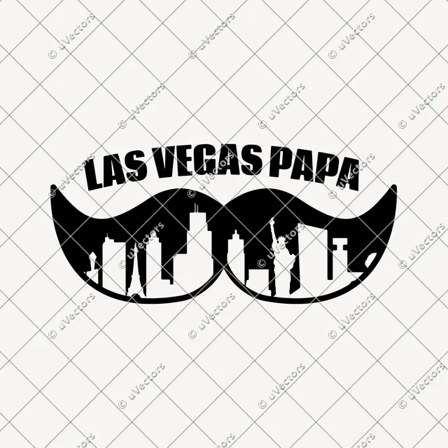 Las Vegas Skyline Design 8 SVG