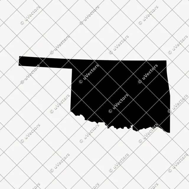 Solid Oklahoma SVG