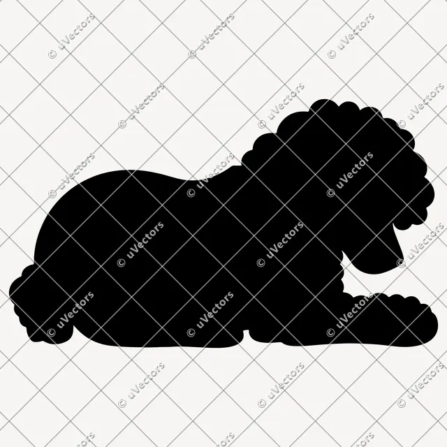Poodle 50 Design 42 SVG