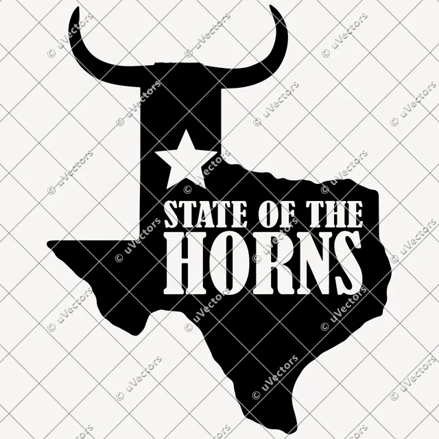 Texas 36 Skylines Included Design 12 SVG