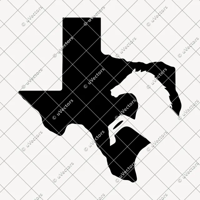 Texas 36 Skylines Included Design 17 SVG
