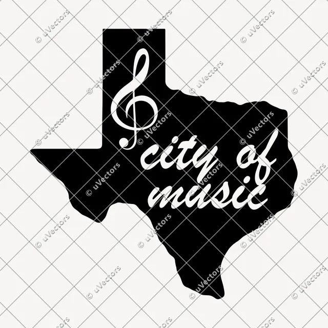 Texas 36 Skylines Included Design 18 SVG