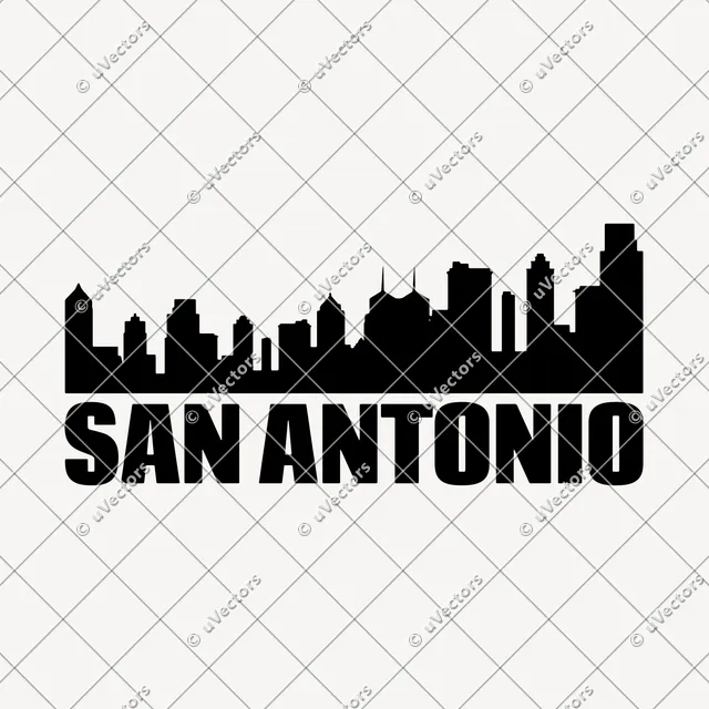 Texas 36 Skylines Included Design 2 SVG