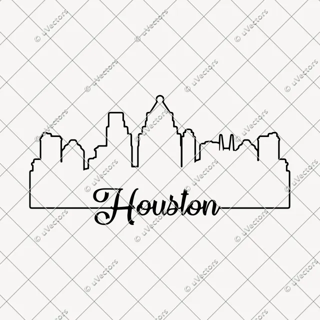 Texas 36 Skylines Included Design 3 SVG