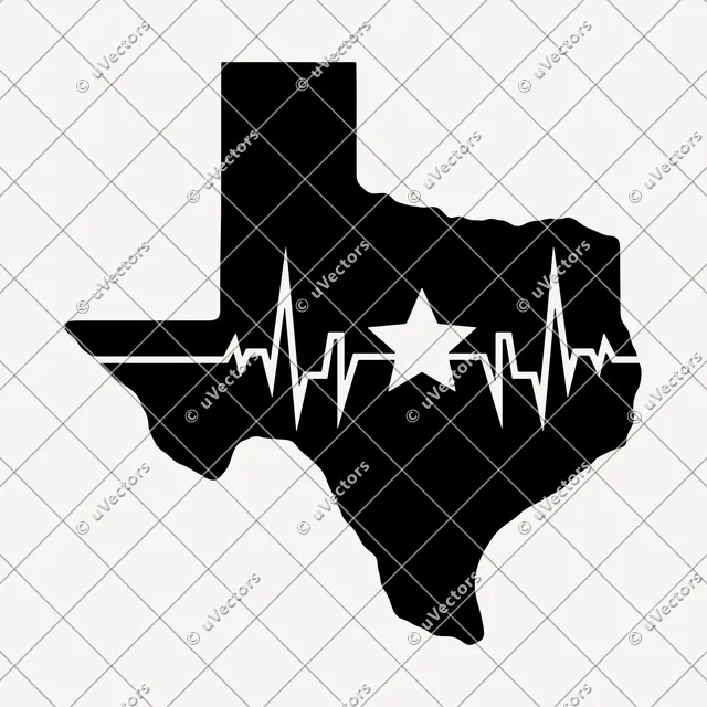 Texas 36 Skylines Included Design 30 SVG