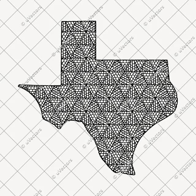 Texas 36 Skylines Included Design 33 SVG