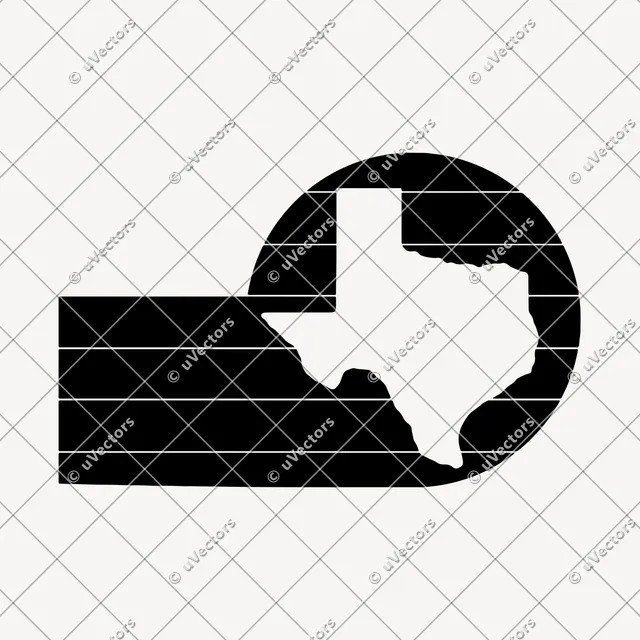 Texas 36 Skylines Included Design 34 SVG