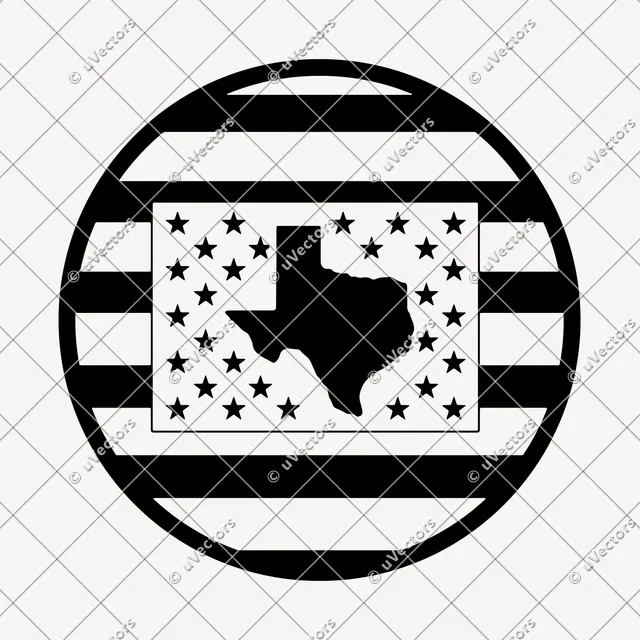 Texas 36 Skylines Included Design 7 SVG