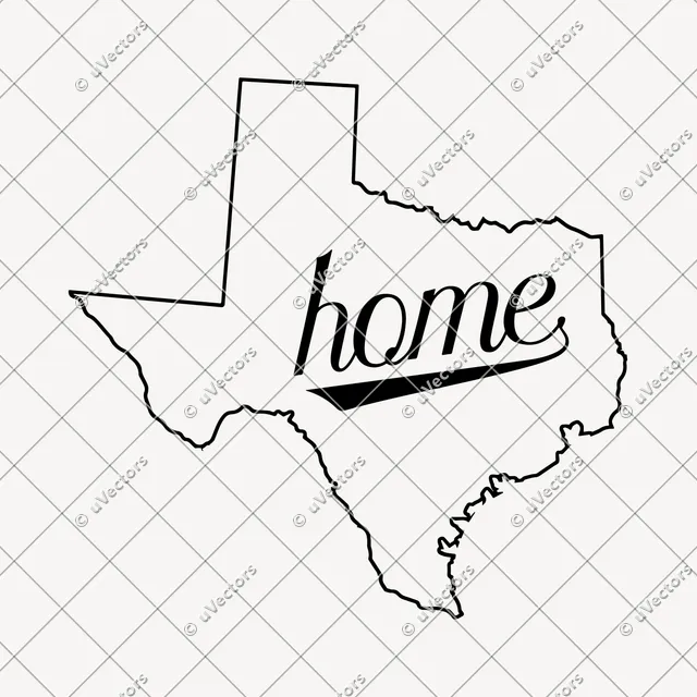 Home Texas SVG