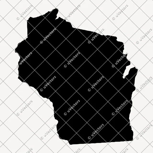 Solid Wisconsin SVG