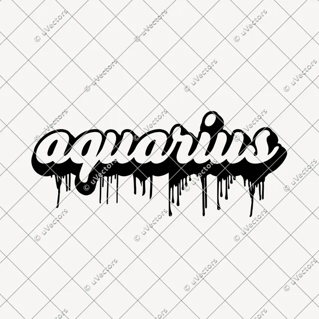 Zodiac Signs Aquarius SVG